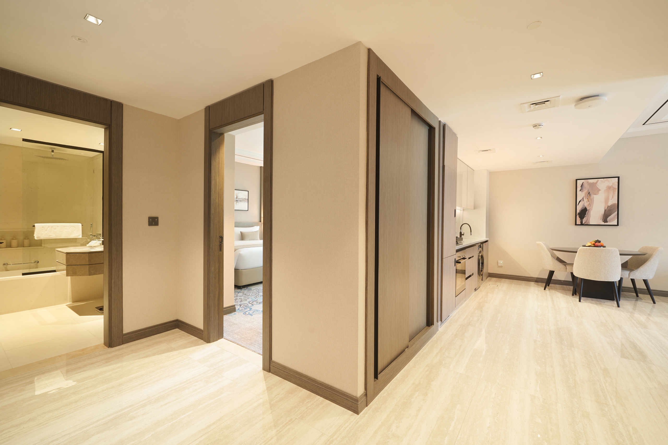 One Bedroom Spacious Sea View with Balcony at Mileo The Palm Hotel